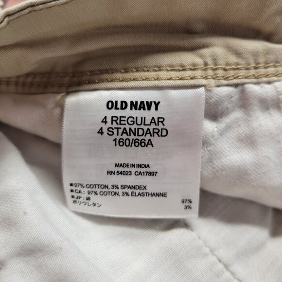 Old Navy Size 4 Regular Classic Khaki China Summer Casual Shorts - Picture 9 of 10